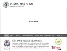 Tablet Screenshot of chandleranddunn.co.uk